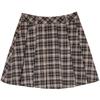 Betu Women's Plaid Pleated A-Line Short Skirt