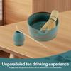 4Pcs Japanese Tea Set Traditional Matcha Whisk Ceramic Bowl Matcha Latte Drinks Making Kit for Cafe Beverage Shop Matcha Tea Set