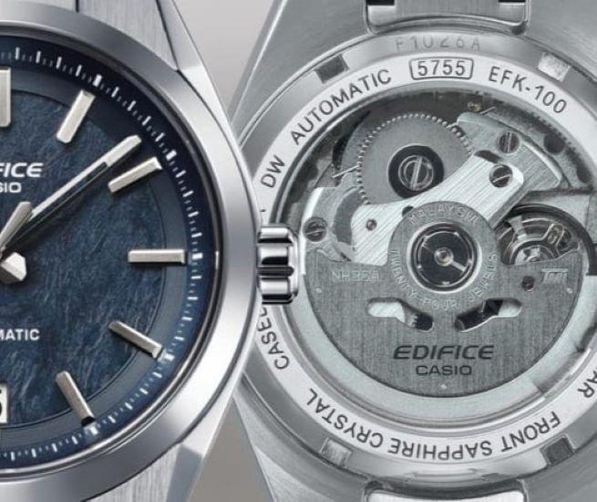 CASIO Edifice Automatic Sapphire Stainless Steel Blue Dial Men’s Watch EFK-100D-2A