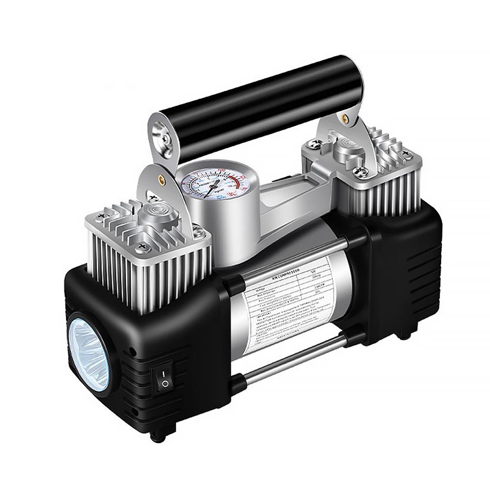12V Car Truck Air Compressor Heavy Duty Electric Car Tyre Inflator 150PSI Portable Air Compressor Portable Dual Purpose Air Pump