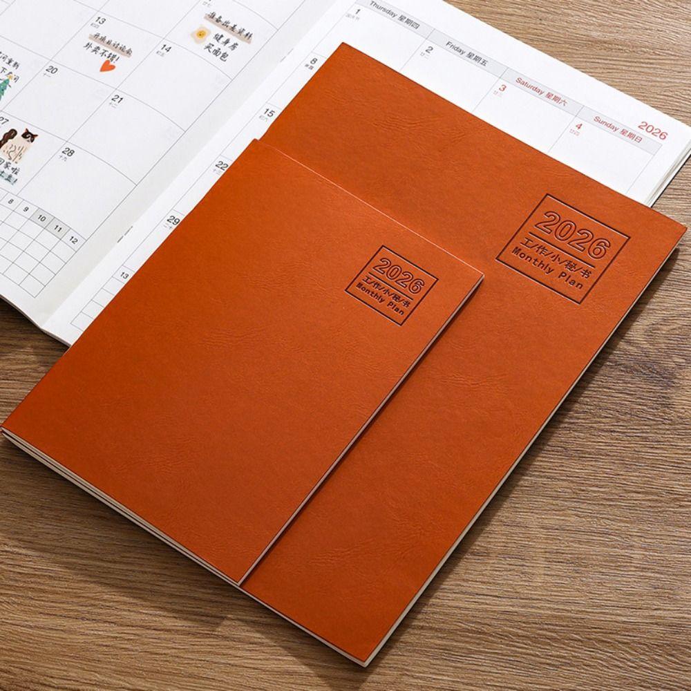 Work Efficiency Planner Notebook 24 Sheets Agenda Planner Portable 2026 Schedules Notebook  School
