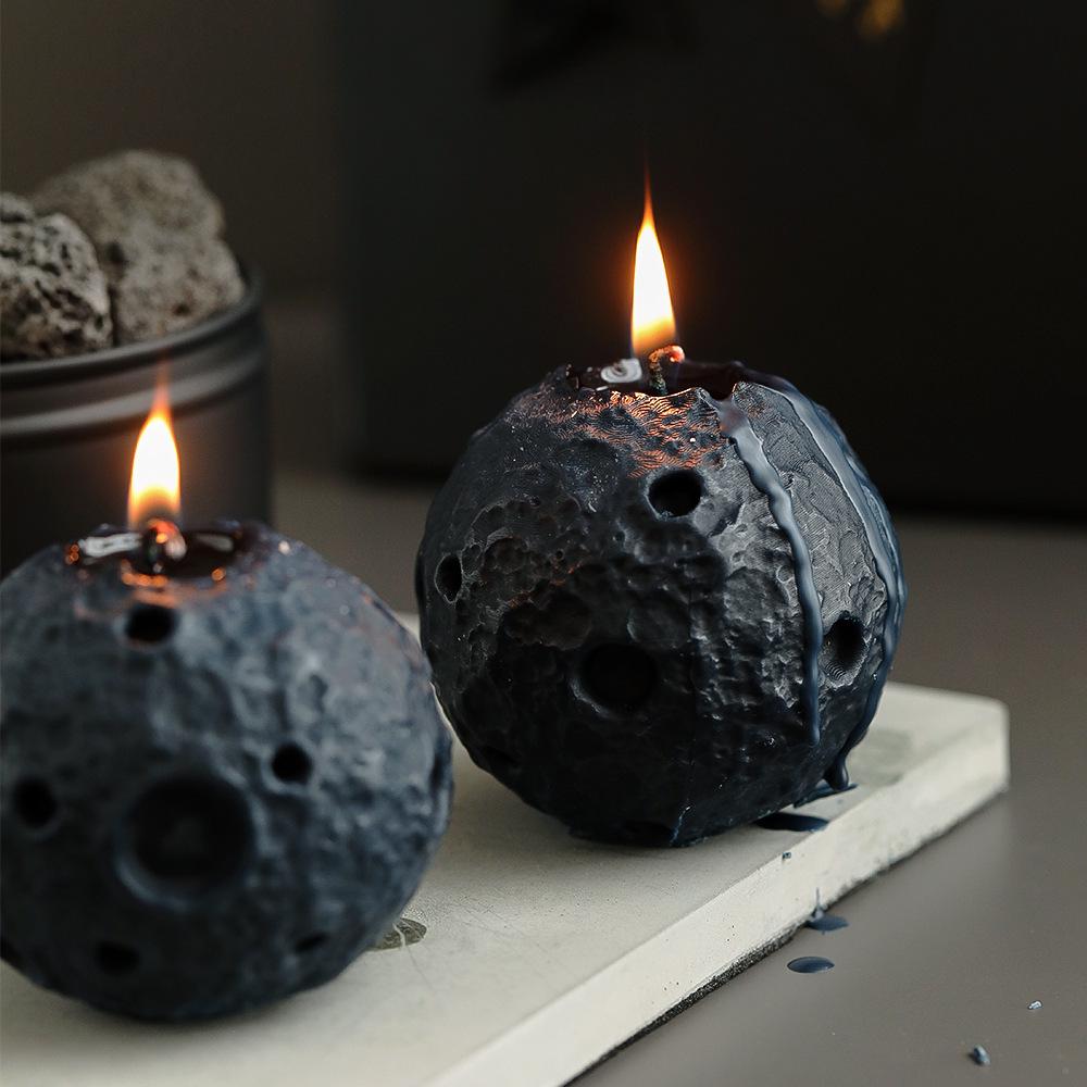 Moon Aromatherapy Black Scented Candle – Creative Mid-Autumn Festival Gift