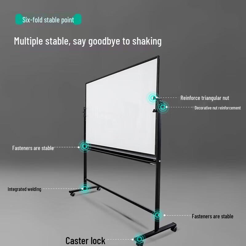 Deli Mobile Reversible Magnetic Writing Board with Stand