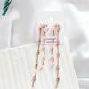 Women's Tone-Up Cubic Wedding Curtain Point Shabang Earrings (9582956)