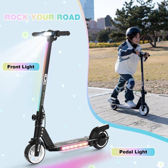 RCB Elektrická koloběžka pro děti 220W – 6,5" Kola – 15 km/h – Skládací – Dojezd 6-10 km – Černá