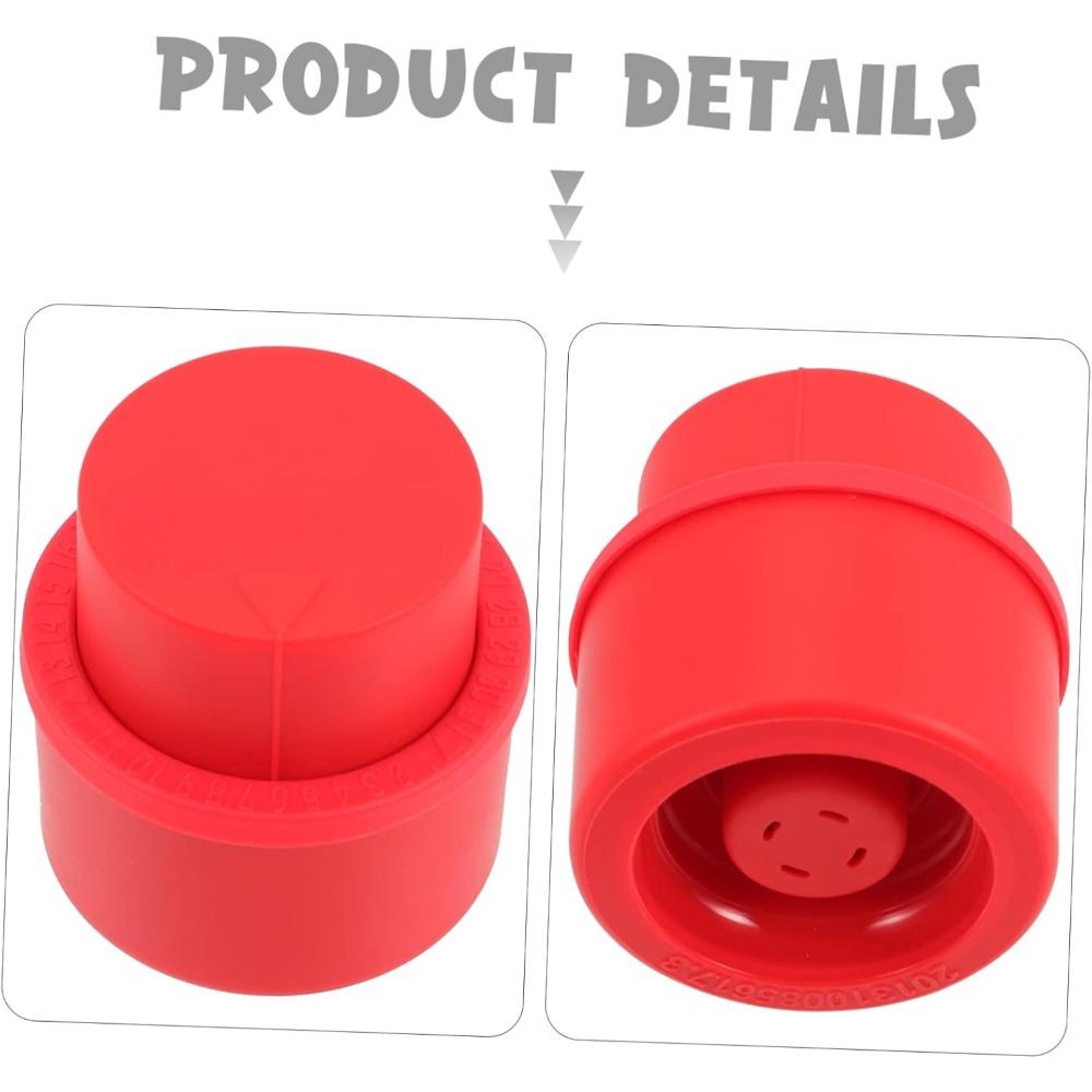 Press Type Inflatable Soda Cap, Beverage Bottle Cap, Glass Bottle Stopper, Pump Cap, Bottle Sealing Stopper, Wine Saver