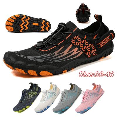 Chaussures d'eau pour hommes et femmes, chaussures d'eau de plage, sandales de natation, chaussures de sport de drainage, séchage rapide, navigation de plaisance, pieds nus, yoga, gym, pêche, surf