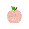 Alloy Customizable Apple Brooch Eyecatching Teacher Gift Enamel Pin Accessory Fashion