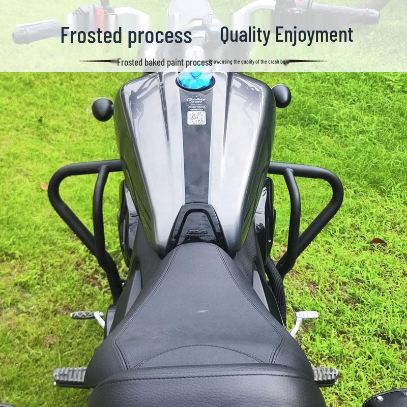 Cyclone RA401 Quick Release Bumper & Side Bag Guard with Folding Backrest & Rear Rack