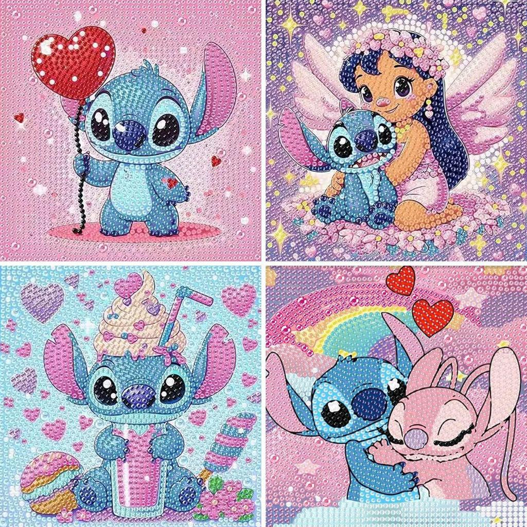 Kids Rhinestone Diamond Painting Kit with Frame – DIY Sticker Art Gift
