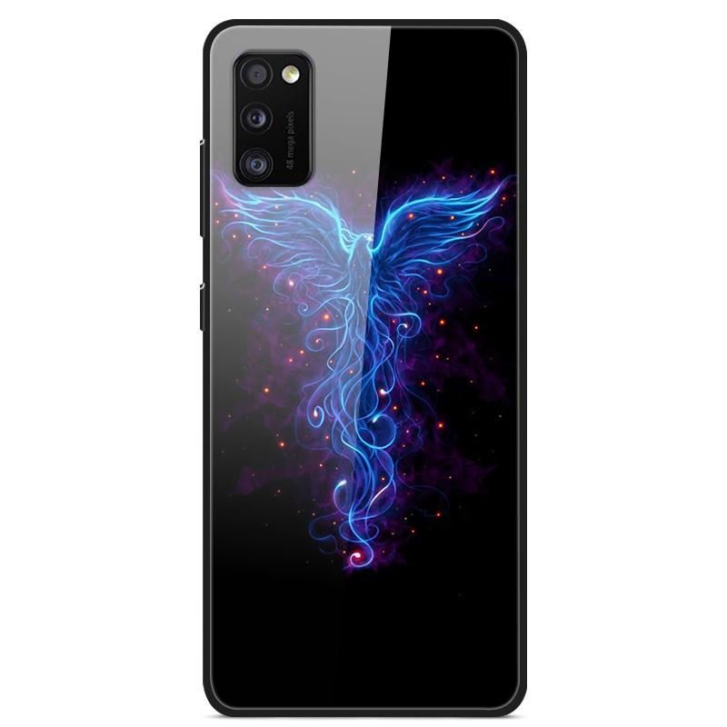 Para Samsung A41 Funda A31 A71 A51 Cristal Templado Cubiertas Traseras Rígidas Para Samsung Galaxy A51 Fundas de Teléfono Fundas Protectoras Coque A 41