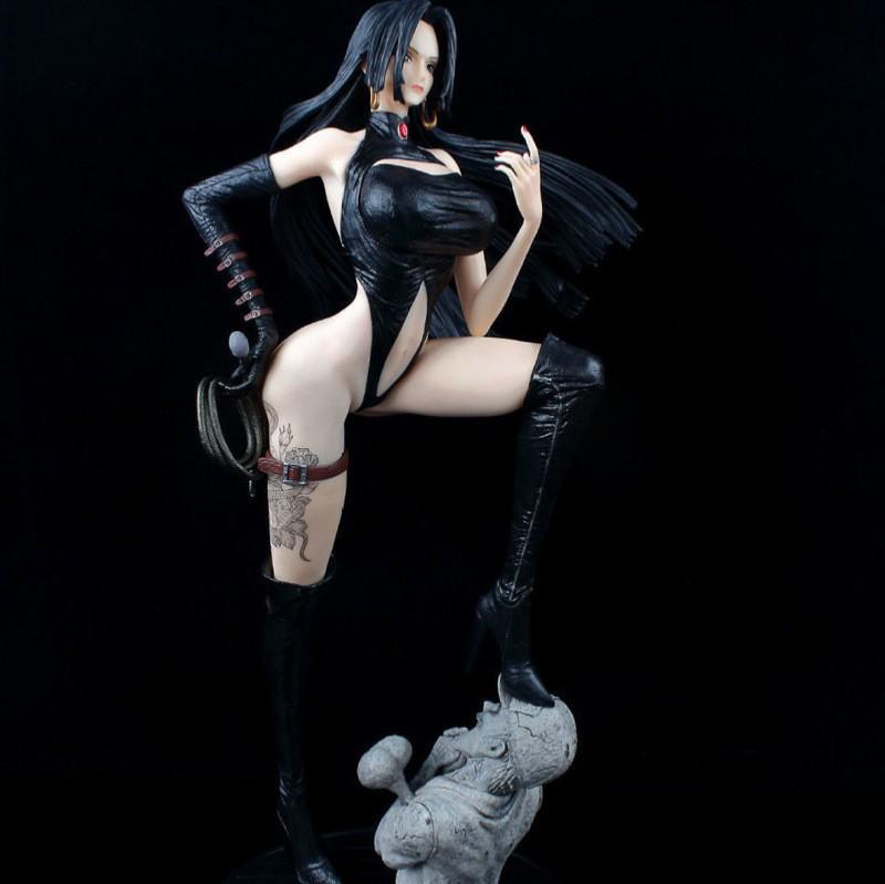 

Фигурка Хэнкок из One Piece, большая GK, в кожаной куртке - Модель с заменяемой сценой, Королева, в подарочной коробке