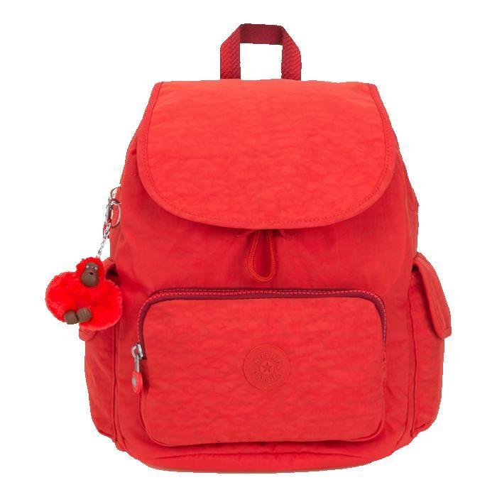 Sac à dos - Kipling - City Pack S - Rouge - Léger - Imperméable - Pratique 13L