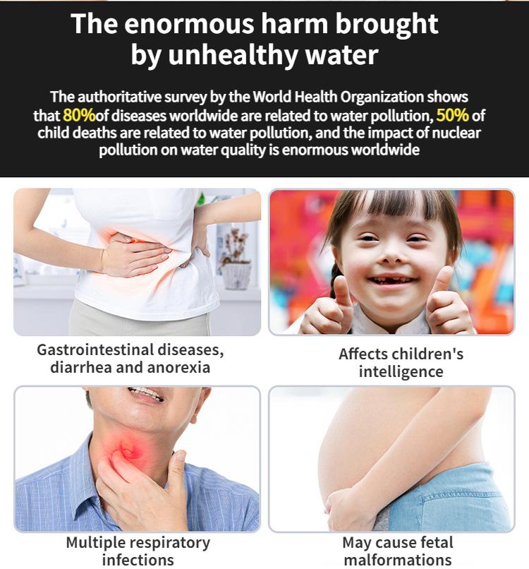 TDS Wasserqualitätsprüfstift Hochpräzises Haushaltsprüfgerät Trinkwasseranalysator Prüfstift