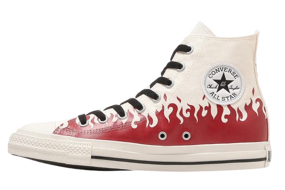 CONVERSE All Star HI Naruto Shippuden Minato Namikaze Hokage Design High Cut Sneakers 26.0cm Canvas Shoes Unisex