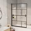 ESG Shower Cabin 100x140 Cm Black