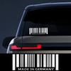 Hergestellt in Deutschland QR-Code Autoaufkleber Auto Vinyl Aufkleber Wasserdicht Selbstklebend PVC Auto Karosserie Außen Dekoration Aufkleber Zubehör