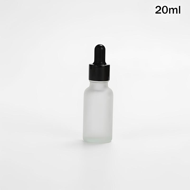10/50/100ml Klare mattierte Glasflaschen Tropfflasche Lotionflasche Glas leere Flasche Wiederverwendbare Spenderflaschen