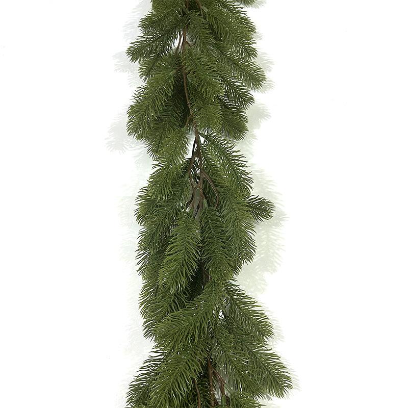 Artificial Pine Needle Dog Tail Rattan Wall Hanging Artificial Green Plant Home Christmas Shopping Mall Decoration