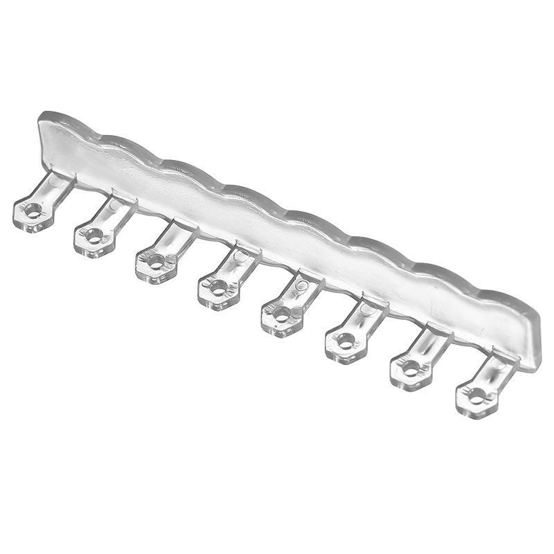 6/12Pcs Necklace Ring Storage Rack Behind Mirror Cabinet Door Anti Tangle Jewelry Display Rack Suitable For Men And Women