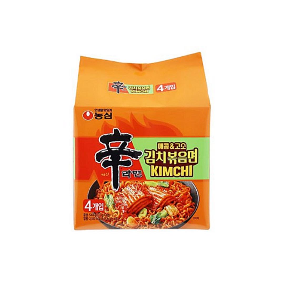 

[НОВИНКА][Nongshim] Рамен Shin Кімчі Смажені локшини 137g x 4 (bundle)