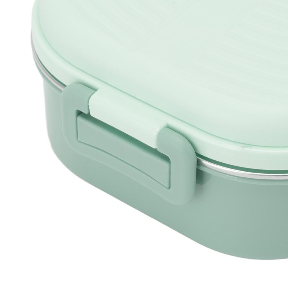 304 Stainless Steel Compartment Lunch Box 3 Compartment Thermal Lunch Box For Office
