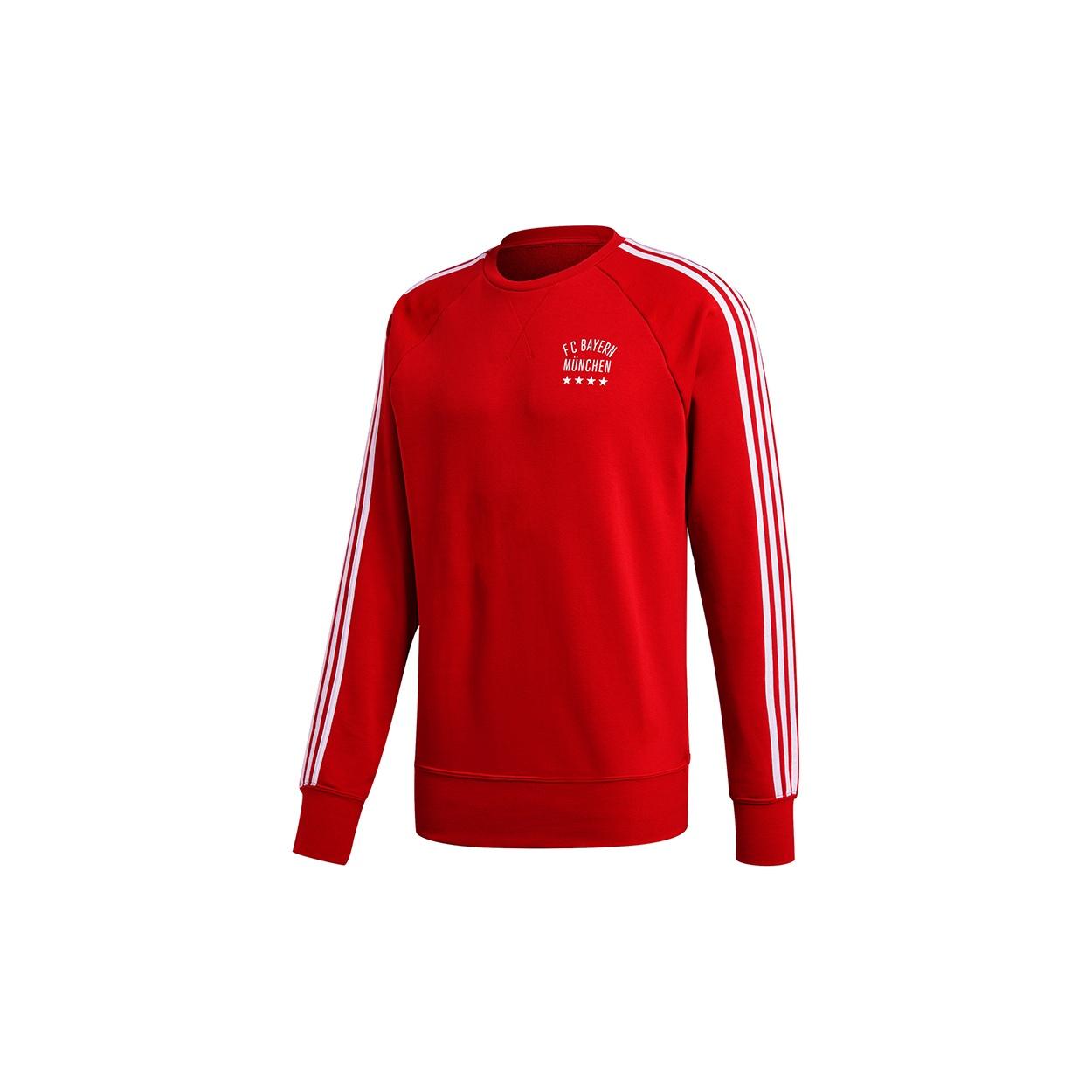 adidas FCB GRA CR SWT Bayern Munich Football Sweatshirt Men Red Men s FR3970 S