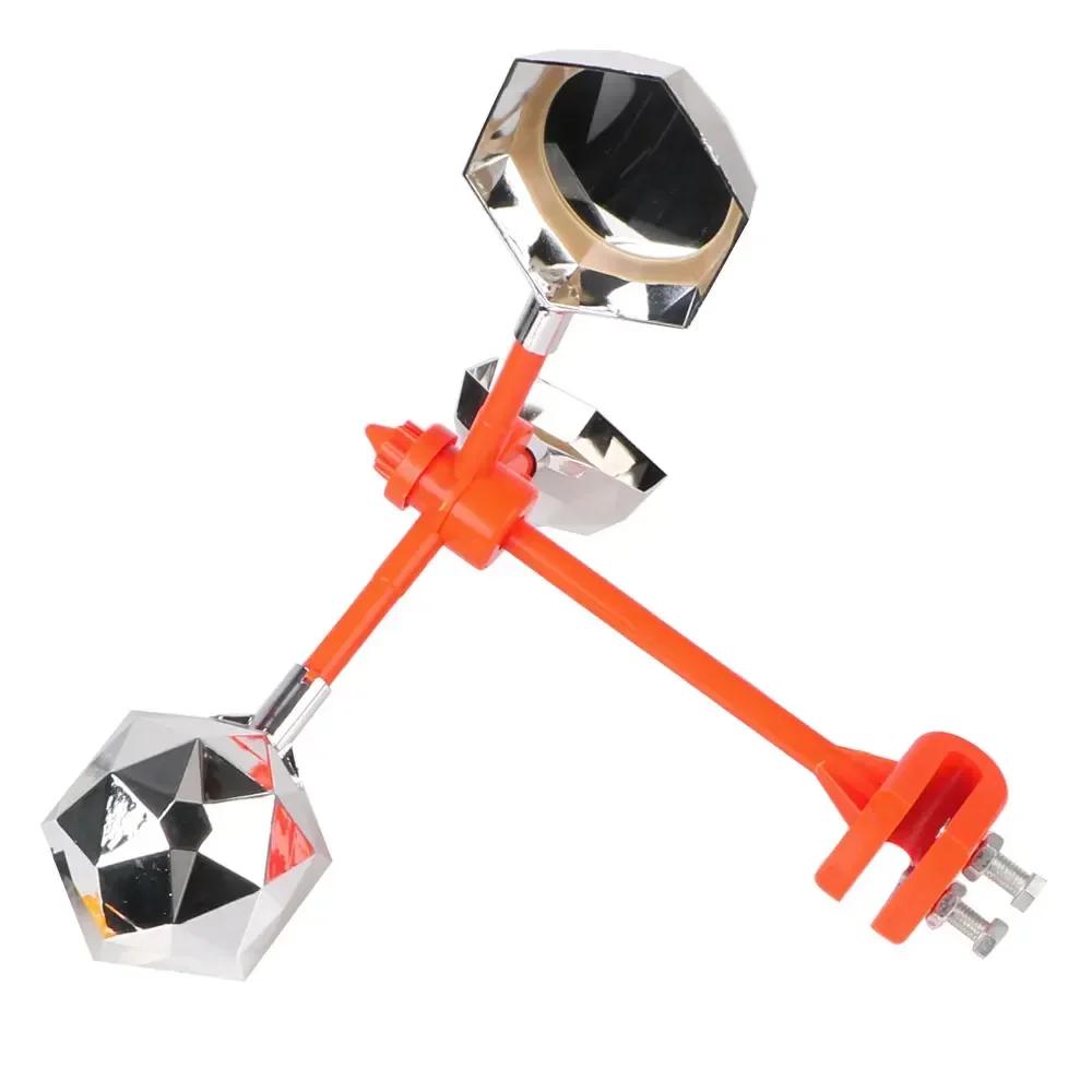 Solar- und Windbetriebener Vogelabwehrer, 360° Reflektierendes Abschreckgerät für den Außenbereich mit Tonabschreckung zum Schutz von Garten, Bauernhof und Hof