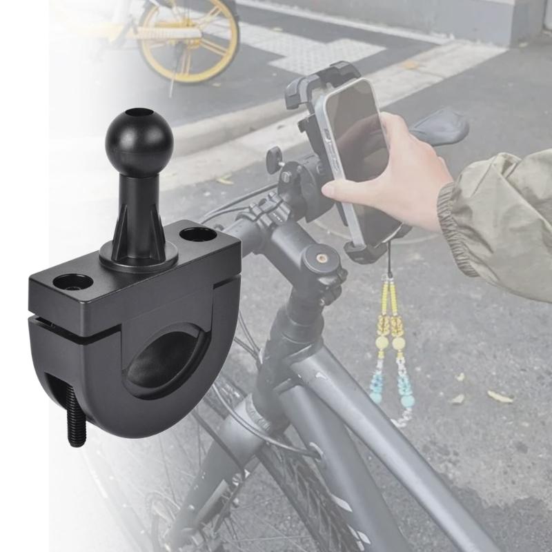 Universal Bike Phone Holder Base 17mm Ball Head Adjustable Viewing Angles Easy Carry Strong Plastic Design for Travel