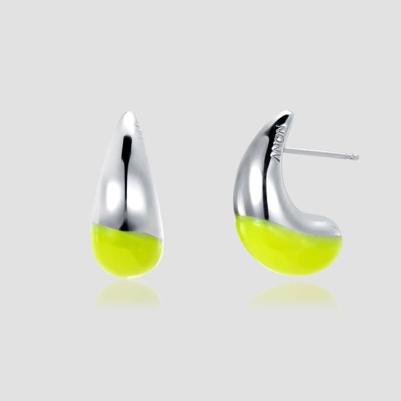 ANON Nuts Volume Earrings _Neon Lime