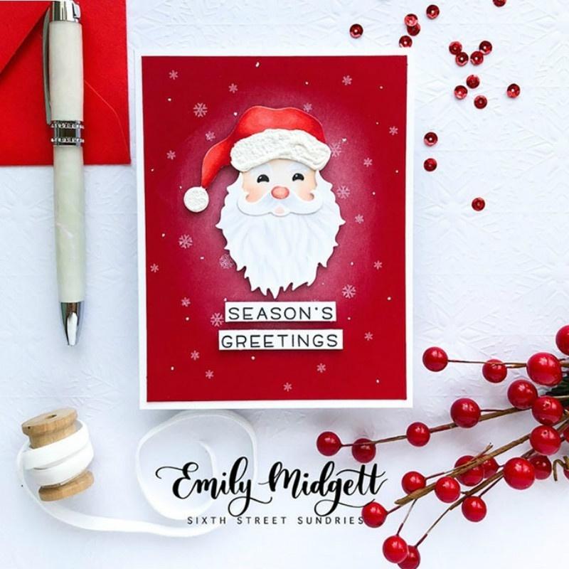 Christmas Santa Claus Metal Cutting Dies Stencils For DIY Scrapbook Decor Handmade Card Making Embossing Mold Craft Die Cutting Template