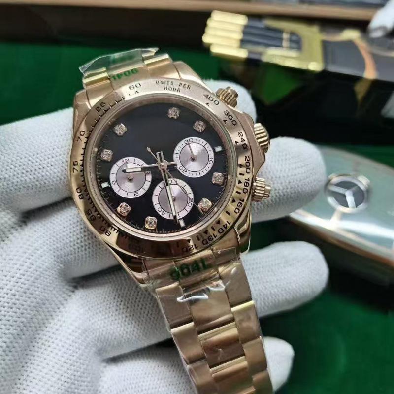 Rolex Daytona Serisi 40mm Erkek Altın ve Çelik Otomatik Mekanik Saat
