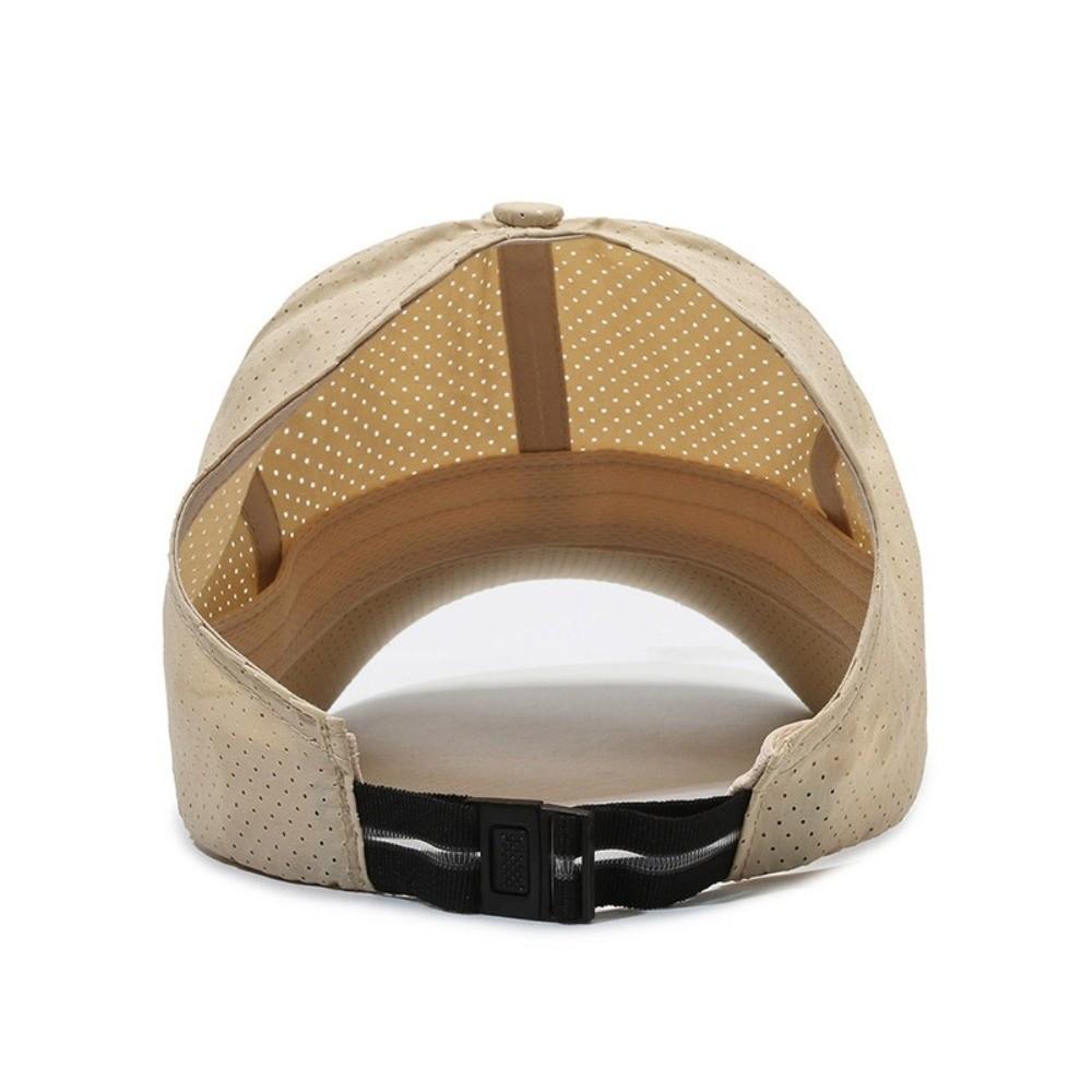 New Solid Color Sun Cap Casual Dry Quickly Baseball Cap Breathable Adjustable Sport Hat Outdoor Sports