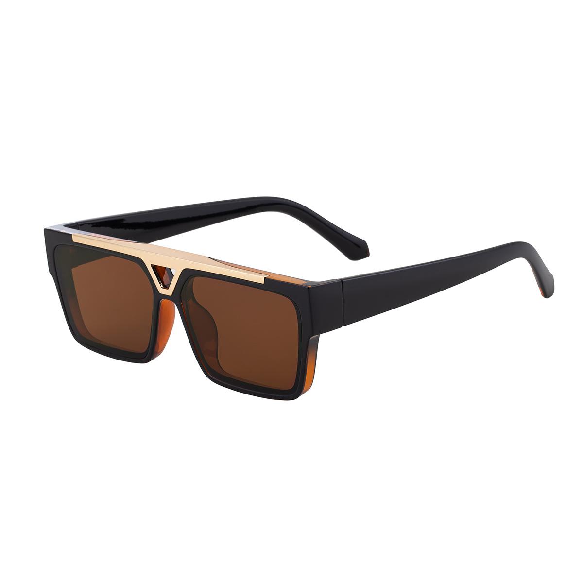 JYL TS Men s Retro Double-Bridge - Square Polarized Sun Shades ZS-98360P c-4578 бледный робин яйцо синий