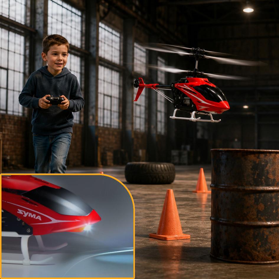 [PACZB] Remote-controlled helicopter red Z3440