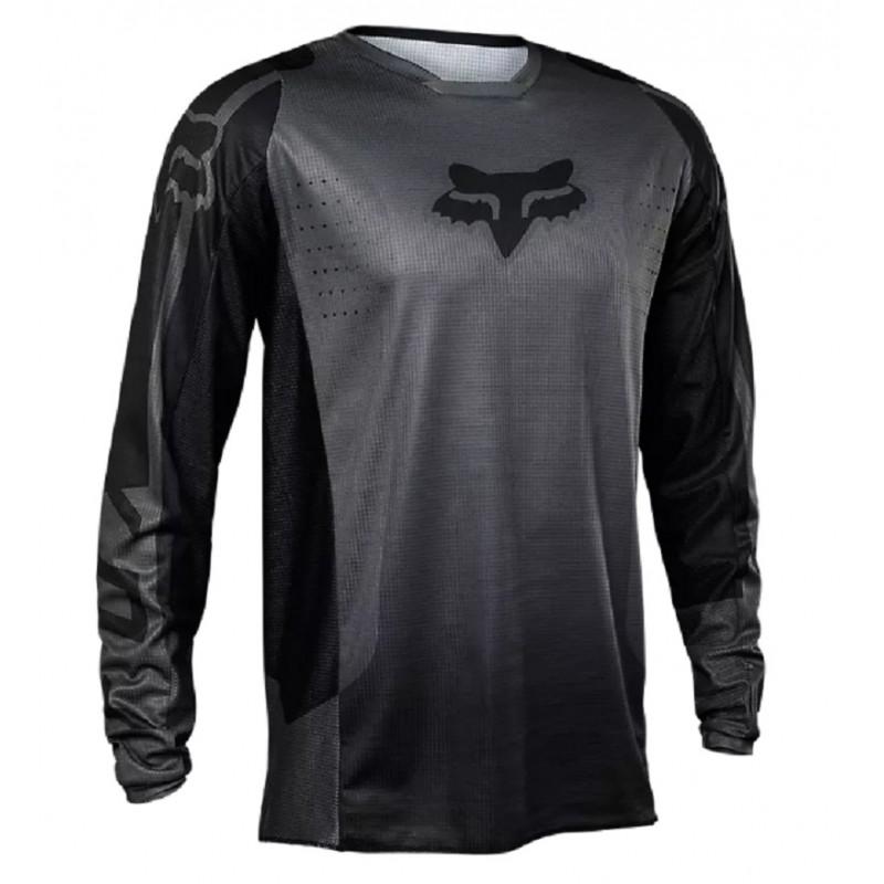 Mens Quick-Dry Long Sleeve Cycling Jersey Mountain Bike Downhill Shirt UV Protection Sport Top