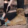 TUINANLE Pánské pracovní boty Podzimní outdoorové turistické boty Šněrovací horolezecké boty Prodyšné lovecké tréninkové boty Vysoké