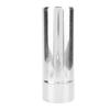 Stove Pipe with Damper 304 Stainless Steel Thickened Chimney Pipe for Vent Exhaust Fume Extraction
