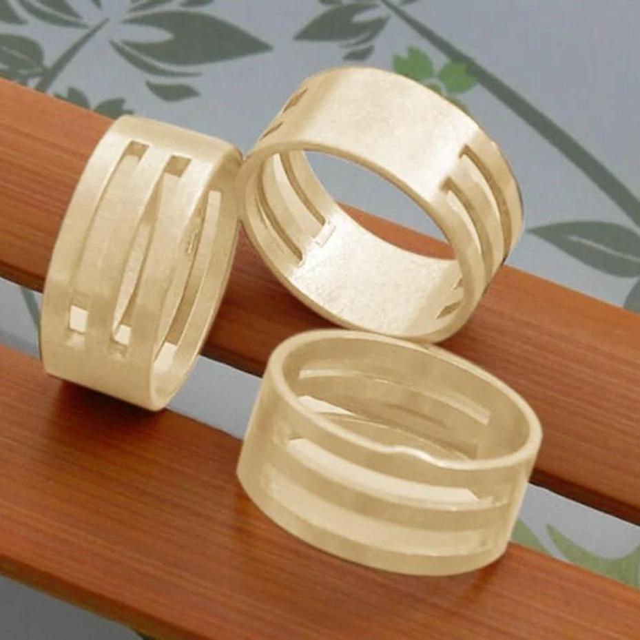 1 Pcs DIY Brass Jump Ring Findings Open/ Close Tool For Jewellery Making 19x9mm Easy Open And Close Metal Jump Split Ring