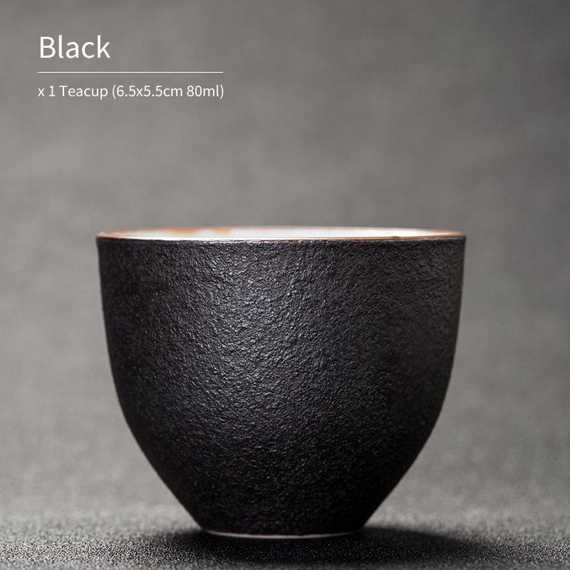 80ml Ceramic Tea Cup Japanese Kung Fu Tea Set