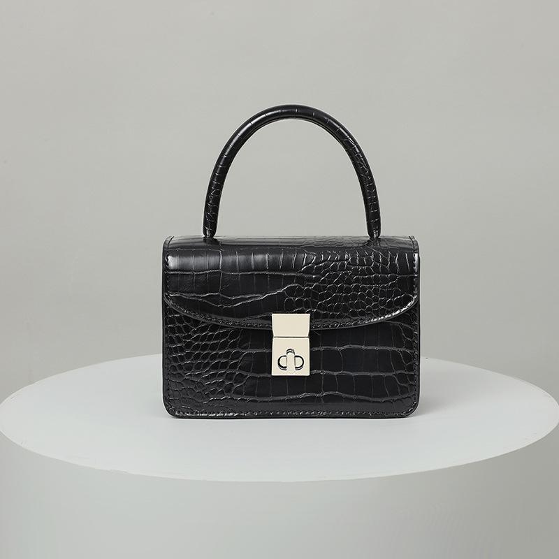 

Bag Women S Messenger Bag Handheld Women S Bag Spring And Autumn High-End Texture Niche Leather Small Square Bag чорний