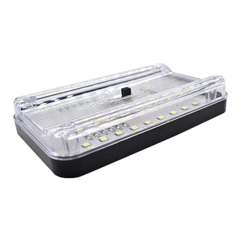 White Rectangular Car Dome Light Roof Ceiling Lamp Bulb 36SMD Interior Light