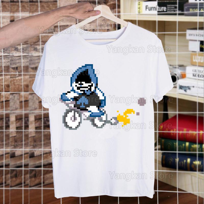 Deltarune Trička potisk O-výstřih Krátký rukáv Běžné Pánské Vysoce kvalitní Pánské Hip-Hopové tričko