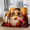 Singer Ariana Grande Printed Blanket Warm Flannel Blankets Soft And Comfortable Home Travel Blanket Bed Linings Birthday Gift