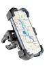 Bicycle Smartphone Easy Bike Mount for Road Vibration Strong Protection for iPhone Pro Samsung Galaxy Android Black Holder, One-Handed Operation,