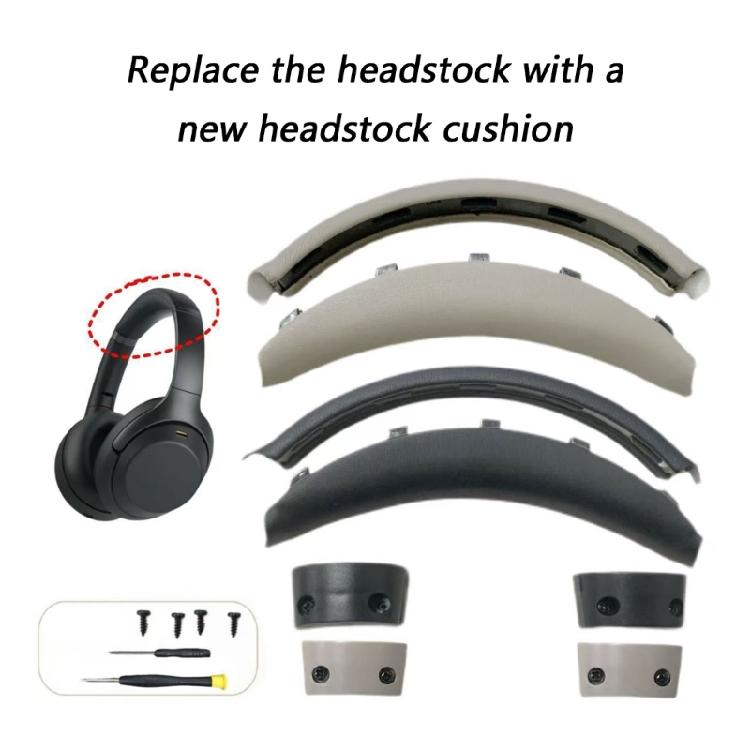 Soft Protein Leather Headband Replacement For WH1000XM4 Headphones Headbeam Pad Reduces Pressure On Head Long Time Use