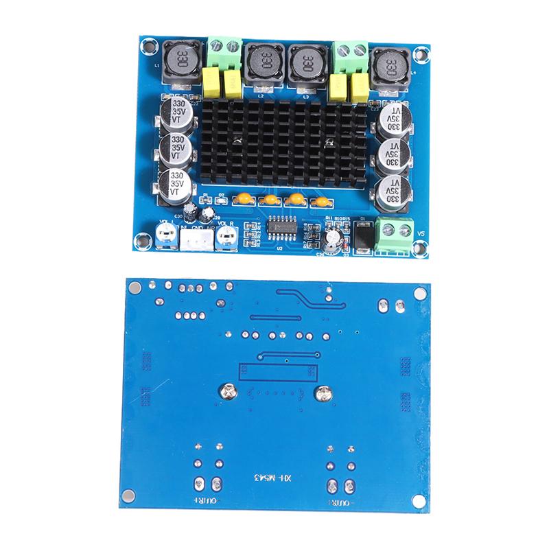 Chip Tpa3116 D2 Xh-M543 12V 24V 120W*2 Dual Channel Digital Power Audio Amplifier Board 120W X2 Tpa3116D2