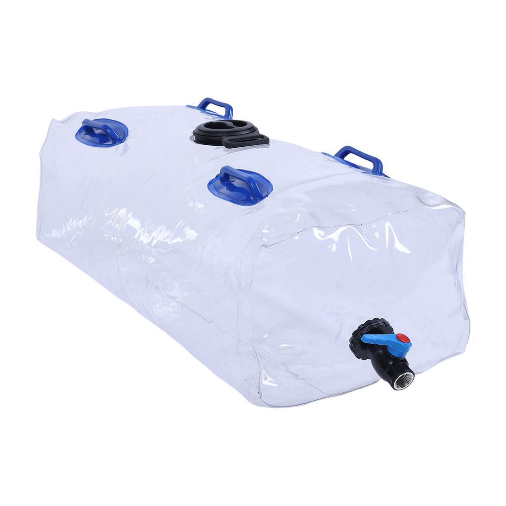 Water Storage Bladder PVC 30 Gallon Portable Water Tank Transparent Foldable Water Bag Container for Emergency Camping