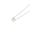 Shiny Gold Color Zinc Zinc Alloy Round Double Circle Silver Color Necklaces Clavicle Chains Choker Jewelry