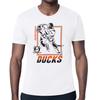 Anaheim Ducks Starter Color Scratch Koszulka Męska i Damska Streetwear Oddychająca Letnia Krótki Rękaw Vintage Koszulka